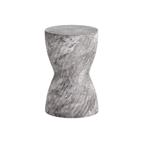 SUNPAN Cara End Table Marble Look - Grey 106775 barrie