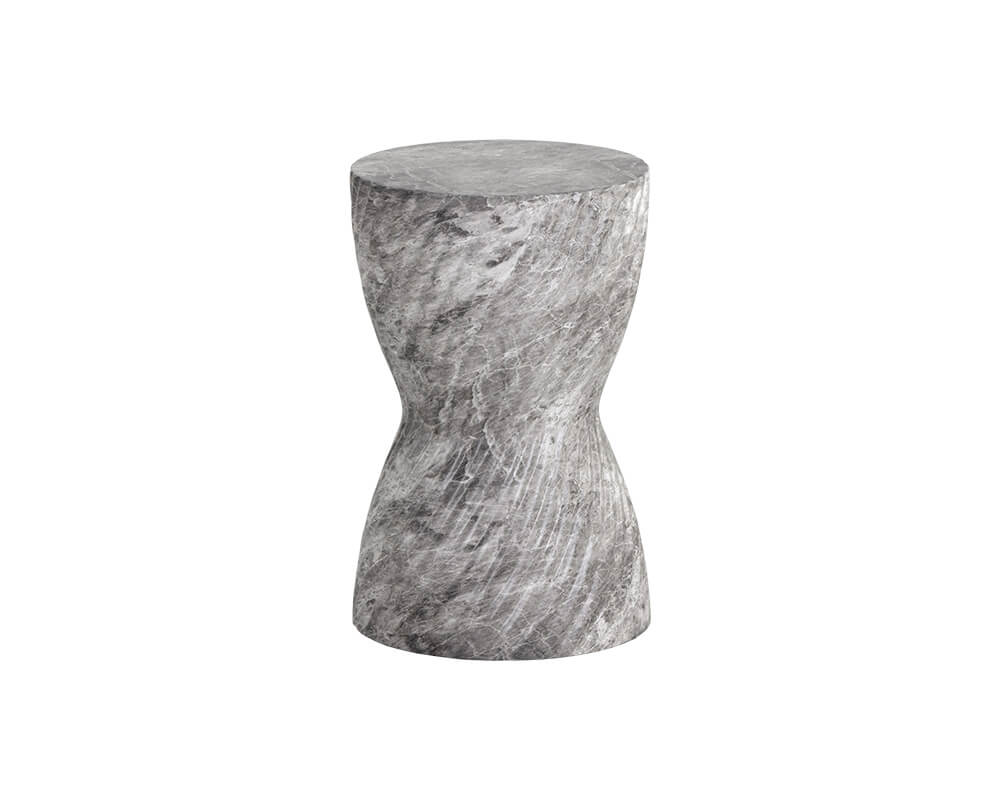 SUNPAN Cara End Table Marble Look - Grey 106775 barrie