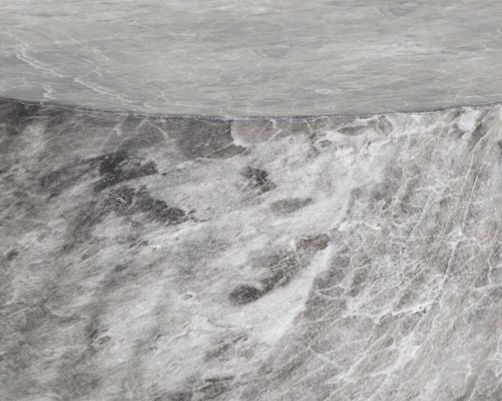 SUNPAN Cara End Table Marble Look - Grey 106775 barrie