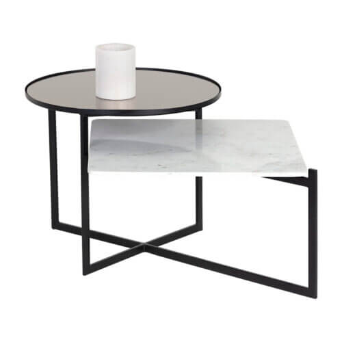 SUNPAN Rivas Coffee Table - White Marble 106814 collingwood
