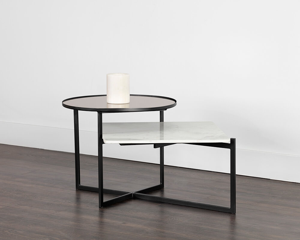 SUNPAN Rivas Coffee Table - White Marble 106814 collingwood