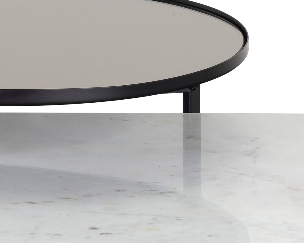 SUNPAN Rivas Coffee Table - White Marble 106814 collingwood