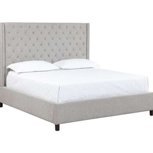 SUNPAN Devon Bed King - Belfast Heather Grey 106899 edmonton