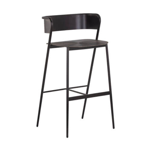 SUNPAN Keanu Barstool - Gunmetal 106934 nobleton