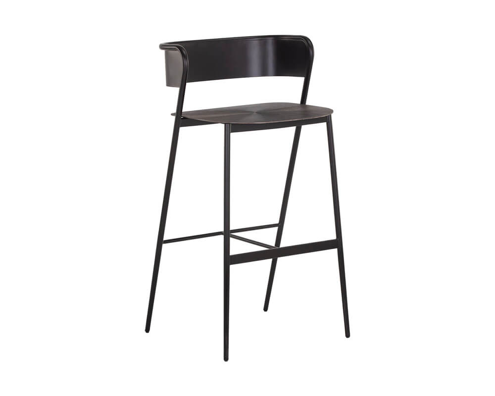 SUNPAN Keanu Barstool - Gunmetal 106934 nobleton