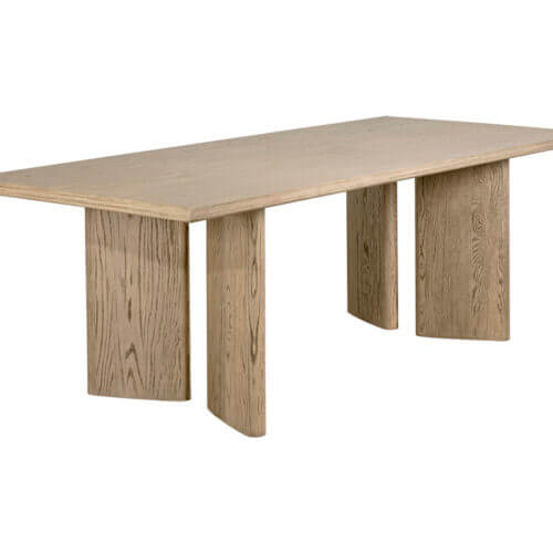 SUNPAN Giulietta Dining Table Weathered Oak - 90.5" 107269 orilla