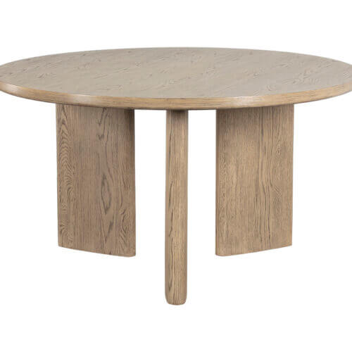 SUNPAN Giulietta Dining Table Round Weathered Oak - 55" 107273