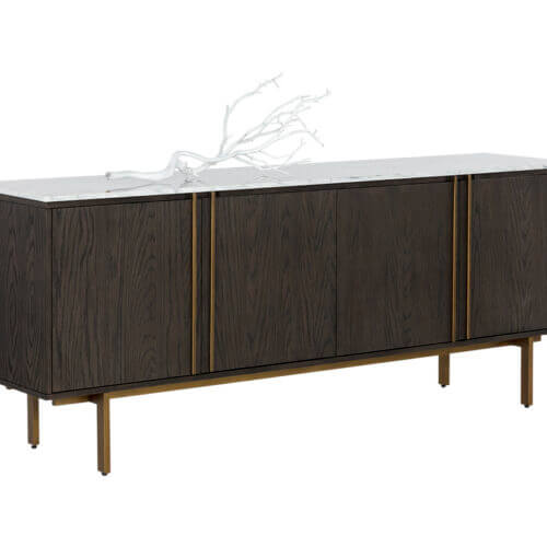 SUNPAN Briar Sideboard - Dark Brown 107441 woodbridge