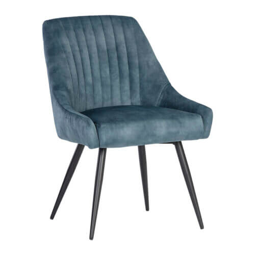 SUNPAN Chardon Dining Chair - Nono Petrol 111901 vaughan