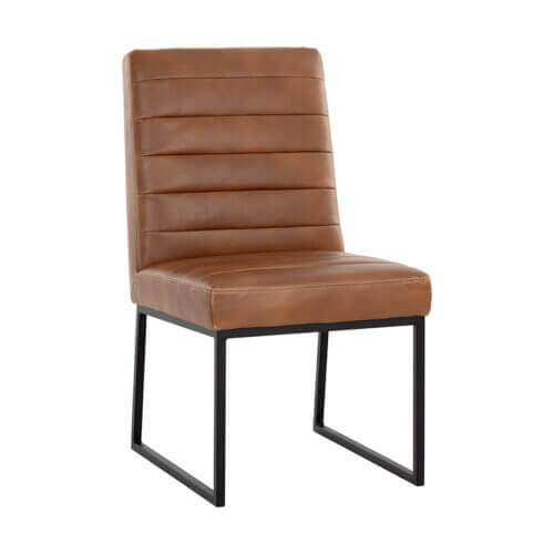SUNPAN Spyros Dining Chair - Tobacco Tan SET OF TWO 107765 frederiction