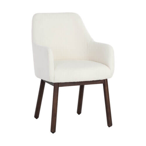 SUNPAN Belen Dining Armchair - Altro White 107813 woodbridge