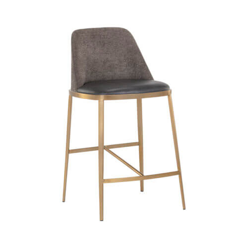 SUNPAN Dover Counter Stool Bravo Portabella / Sparrow Grey 107816 winnipeg