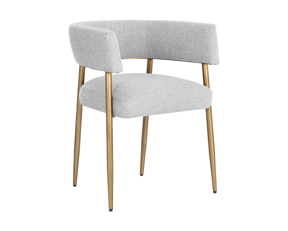 SUNPAN Maestro Dining Armchair - Belfast Heather Grey 107905 barrie