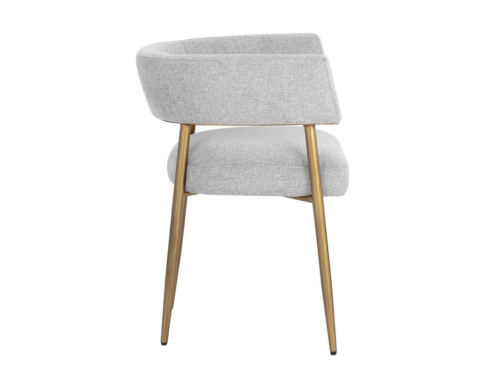 SUNPAN Maestro Dining Armchair - Belfast Heather Grey 107905 barrie