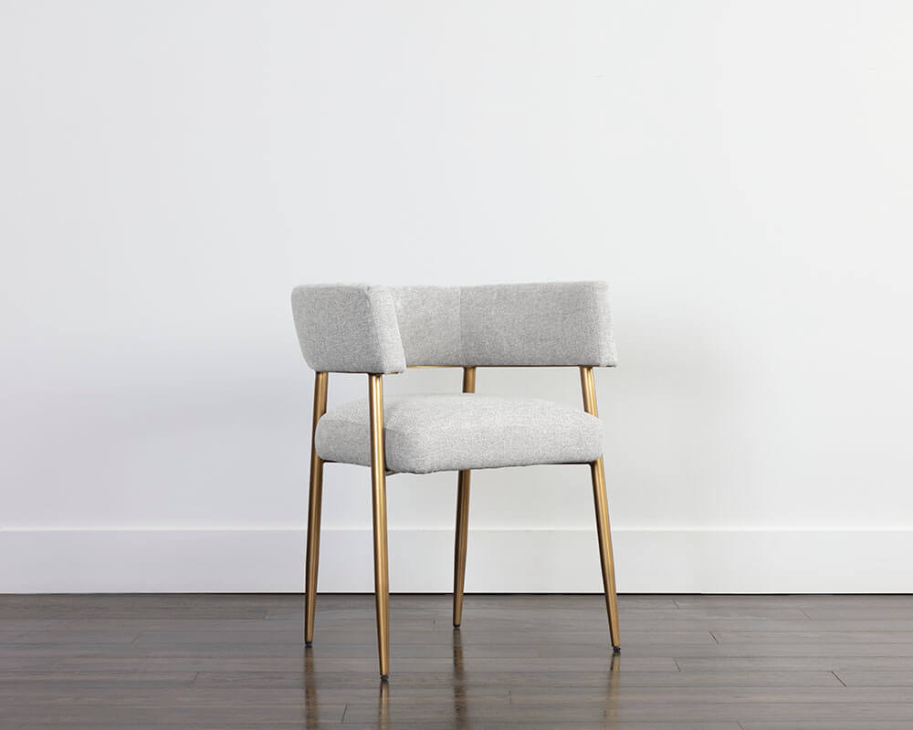 SUNPAN Maestro Dining Armchair - Belfast Heather Grey 107905 barrie