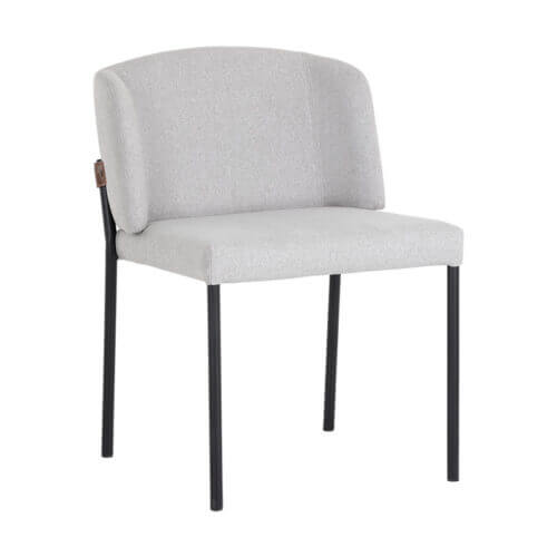SUNPAN Pearce Dining Chair - Light Grey / Bravo Cognac 107965 king city