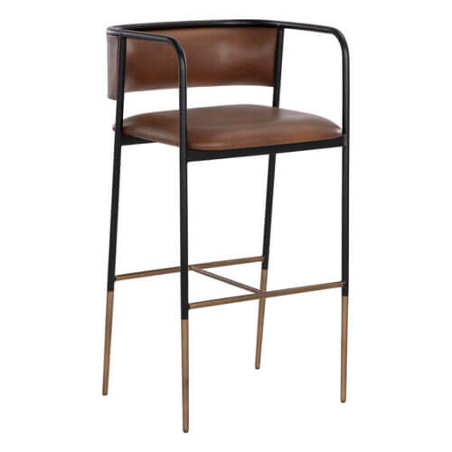 SUNPAN Brenan Barstool - Bravo Cognac 108095 laval