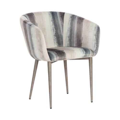 SUNPAN Lydia Dining Chair - Shoreline Grey 108110 vaughan