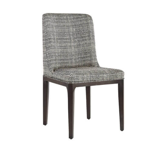 SUNPAN Elisa Dining Chair - Grey Oak - Naya Check Black 108128 mississauga