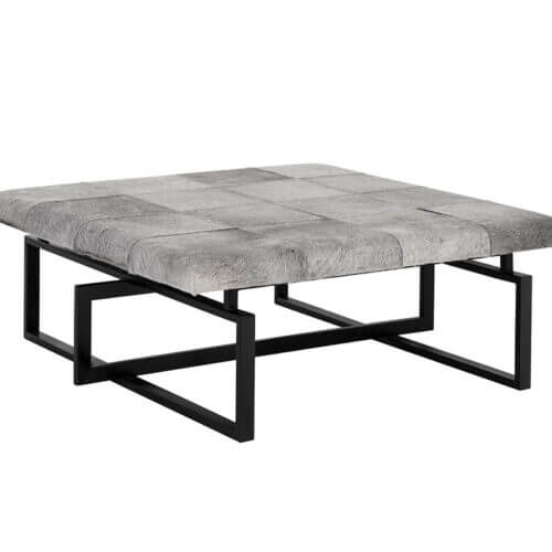 SUNPAN Pilar Ottoman - Grey 108188 caledon