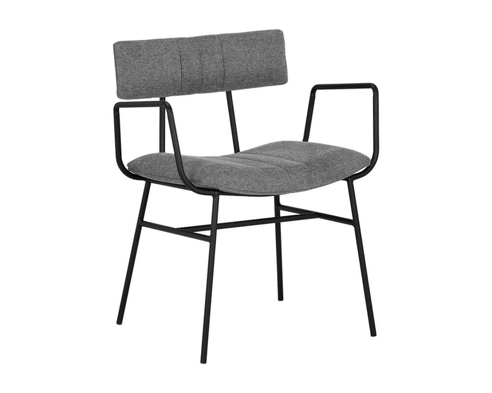 SUNPAN Buca Dining Armchair - Belfast Koala Grey 108217 niagara