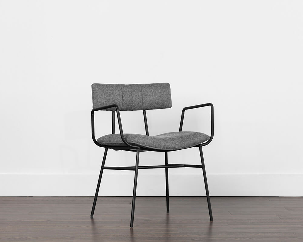 SUNPAN Buca Dining Armchair - Belfast Koala Grey 108217 niagara