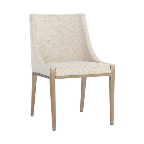 SUNPAN Dionne Dining Chair - Monument Oatmeal 108509 burlington