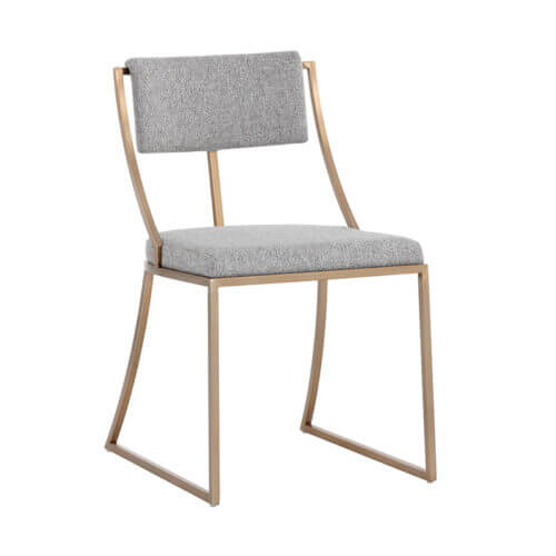 SUNPAN Makena Dining Chair - Monument Pebble 108519 kingston