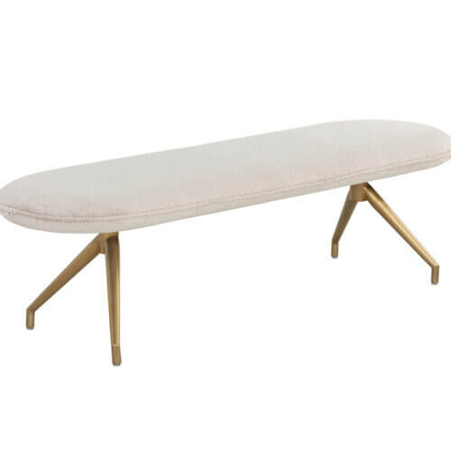 SUNPAN Elowen Bench - Bergen Taupe 108527 collingwood