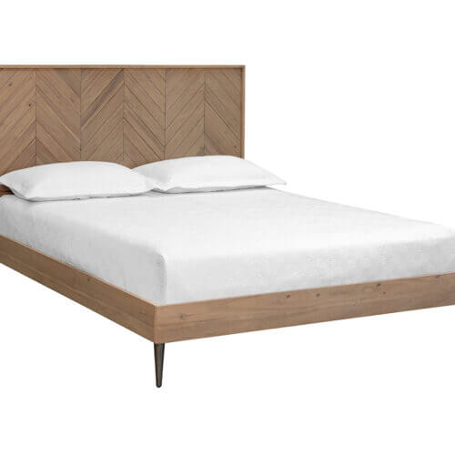 SUNPAN Greyson Bed King - Light Acacia 108668 kleinburg