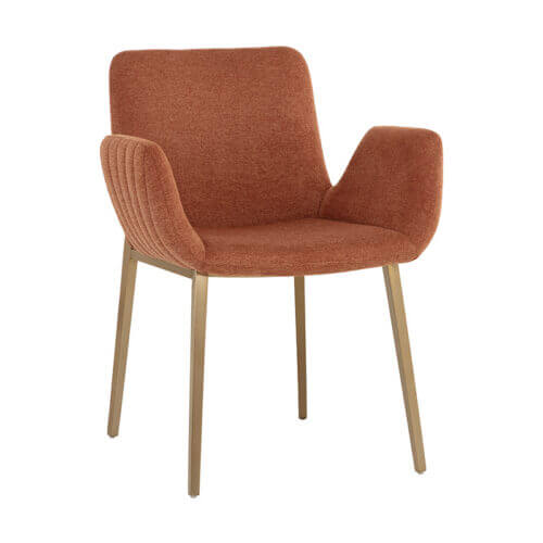 SUNPAN Lucano Dining Armchair - Belfast Rust 108731 caledon