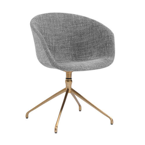 SUNPAN Dina Swivel Dining Armchair - Chacha Grey 108759 london