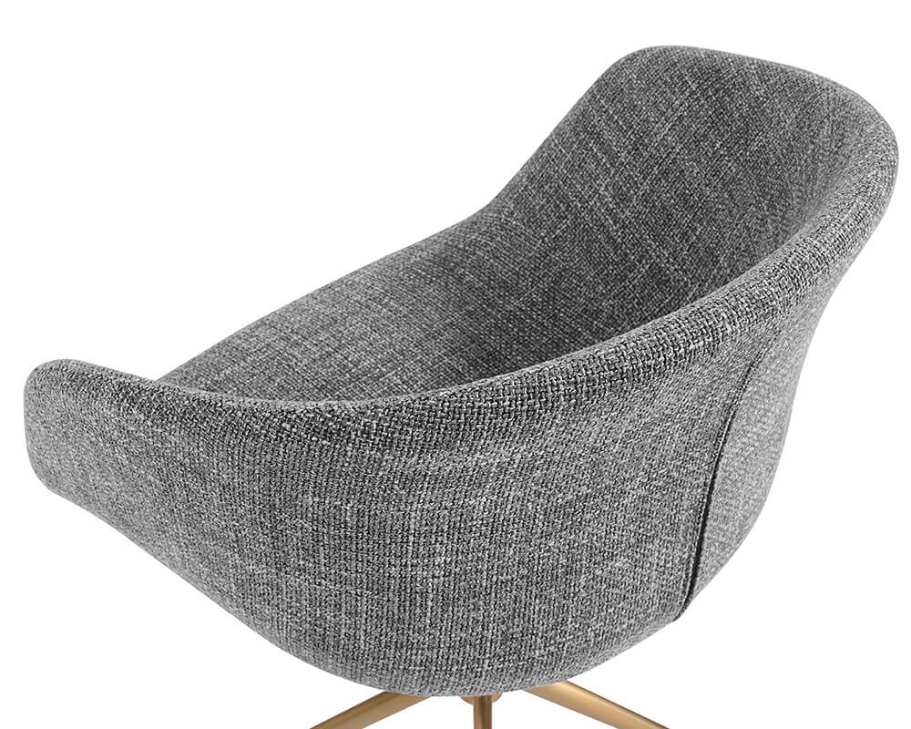 SUNPAN Dina Swivel Dining Armchair - Chacha Grey 108759 london