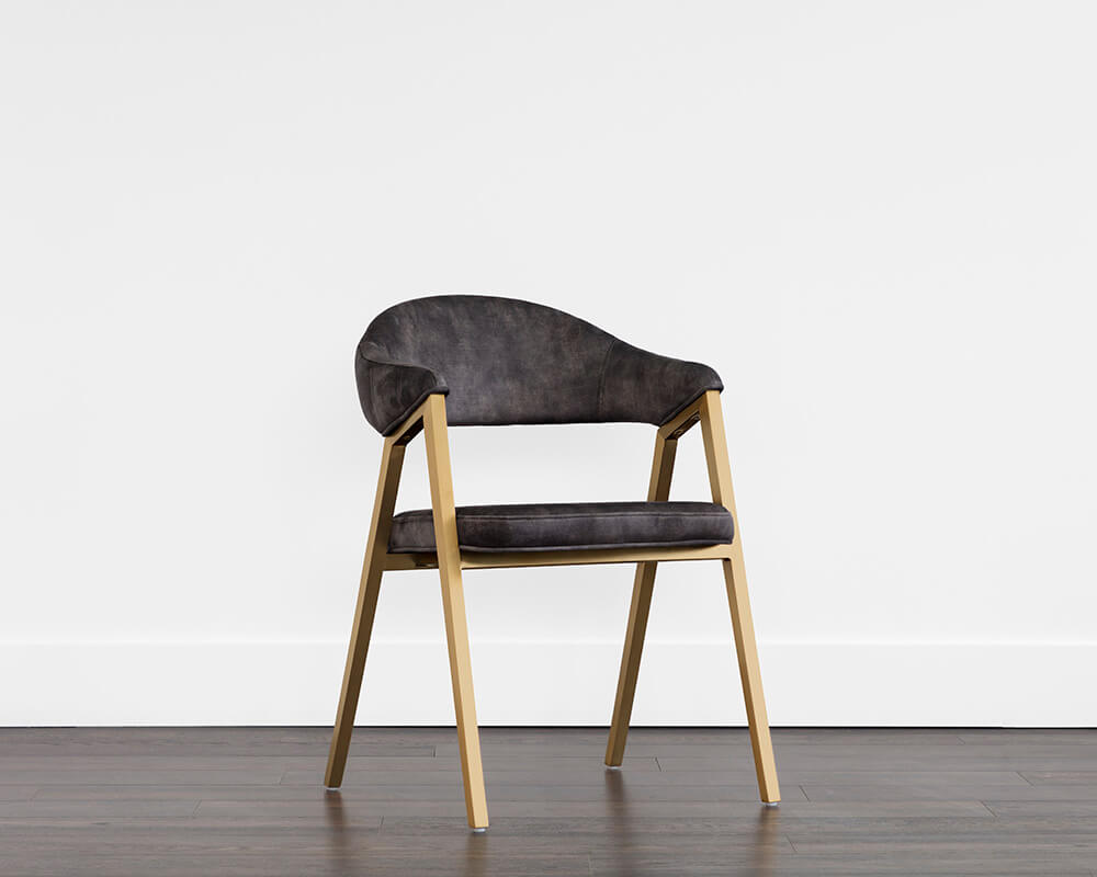 SUNPAN Burgos Dining Armchair - Nono Shitake 108871 fredericton