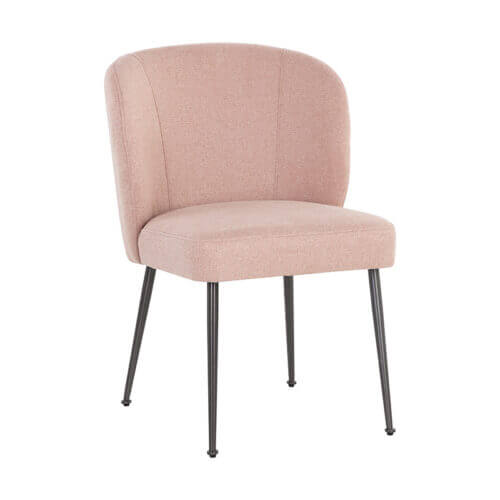 SUNPAN Ivana Dining Chair - Soho Blush 108879 burlington