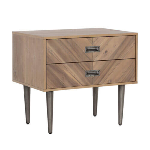 SUNPAN Greyson Nightstand - Light Acacia 108887 woodbridge