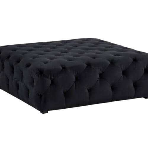 SUNPAN Millie Tufted Ottoman - Piccolo Black 102257 mississauga