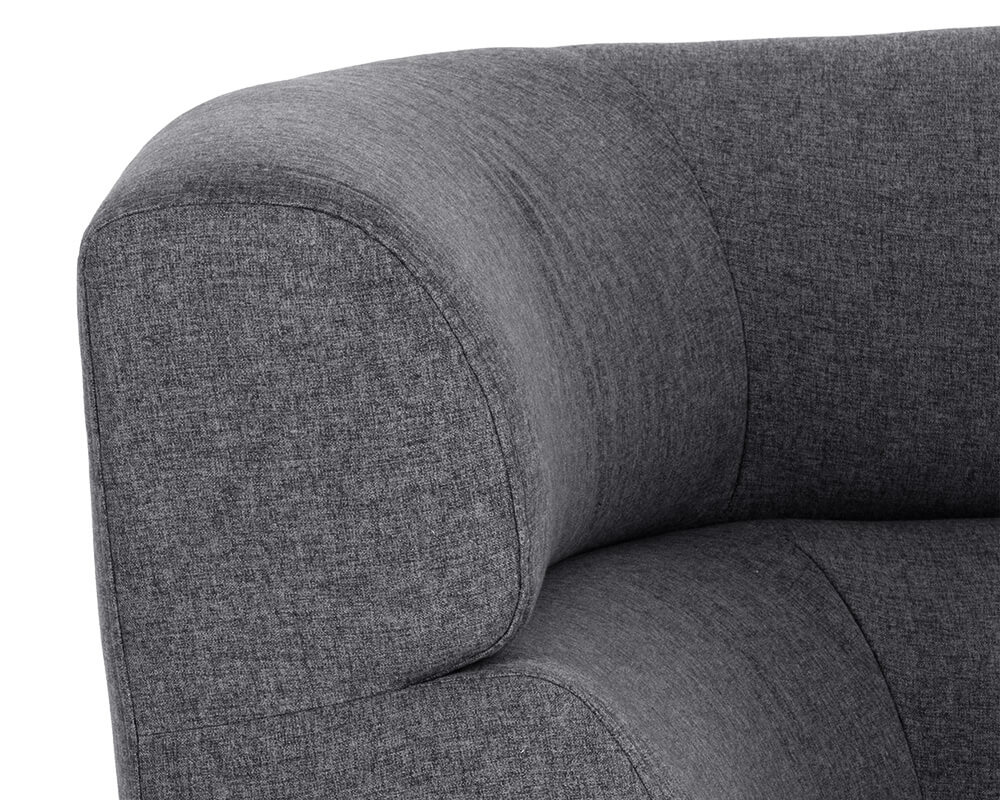 SUNPAN Cornell Modular Corner Chair - Polo Club Kohl Grey 103504 aurora