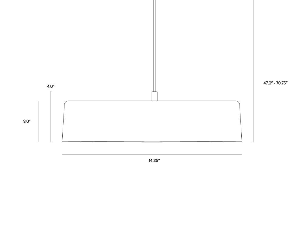 SUNPAN Panzo Pendant Light Medium 103697 halifax