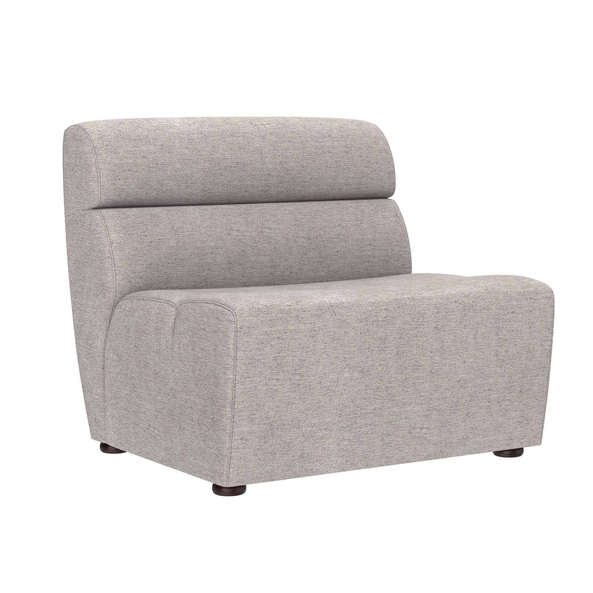 SUNPAN Cornell Modular Armless Chair - Polo Club Stone 103826 oakville