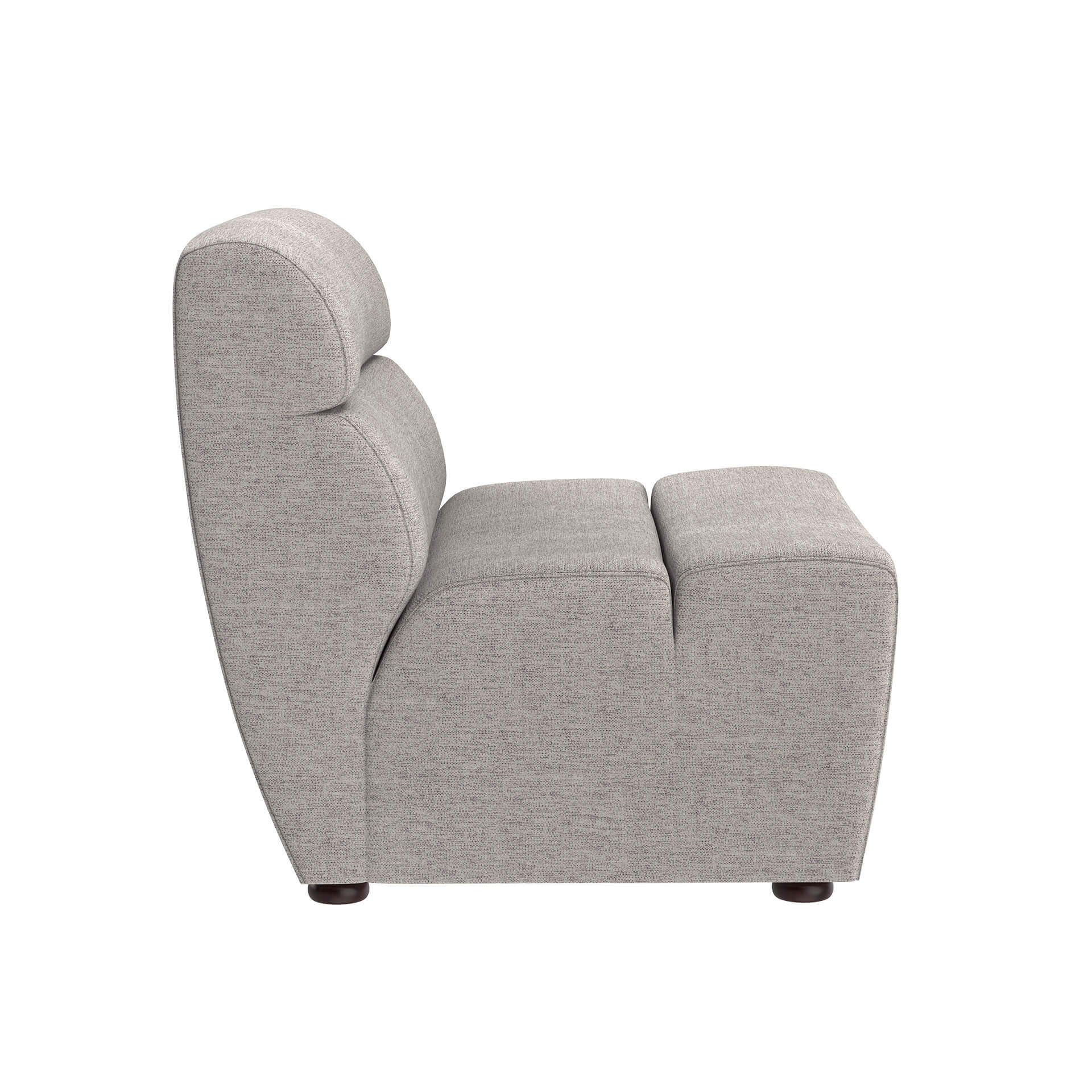SUNPAN Cornell Modular Armless Chair - Polo Club Stone 103826 oakville