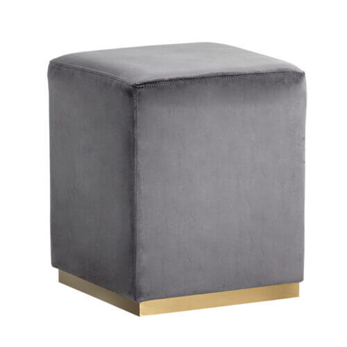 SUNPAN Cricket Ottoman - Grey 103948 ottawa