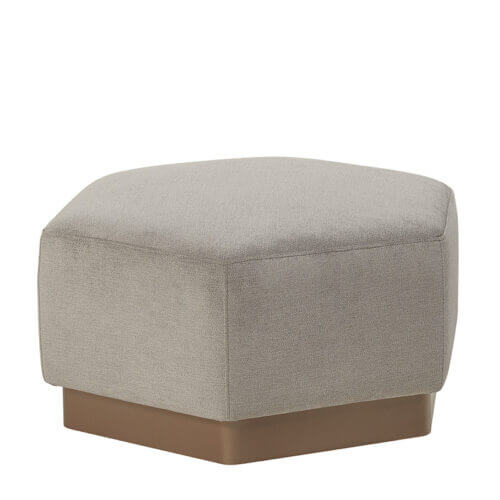SUNPAN Kelsey Ottoman - Polo Club Stone 104283 burlington