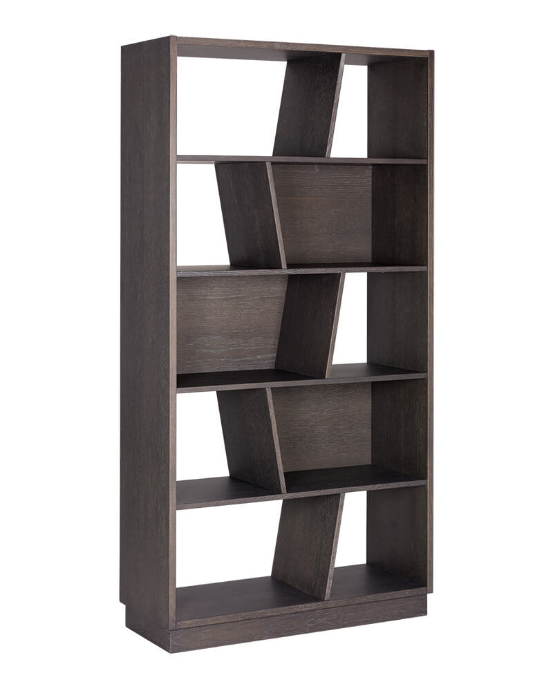 SUNPAN Jude Bookcase - Charcoal Grey 104604 montreal