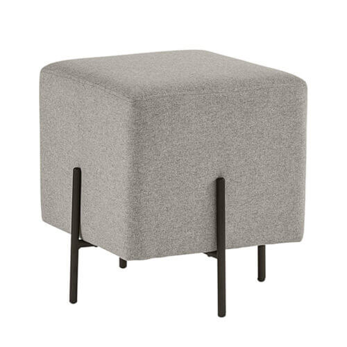 SUNPAN Heston Ottoman Black - Dorset Platinum 104718 north york