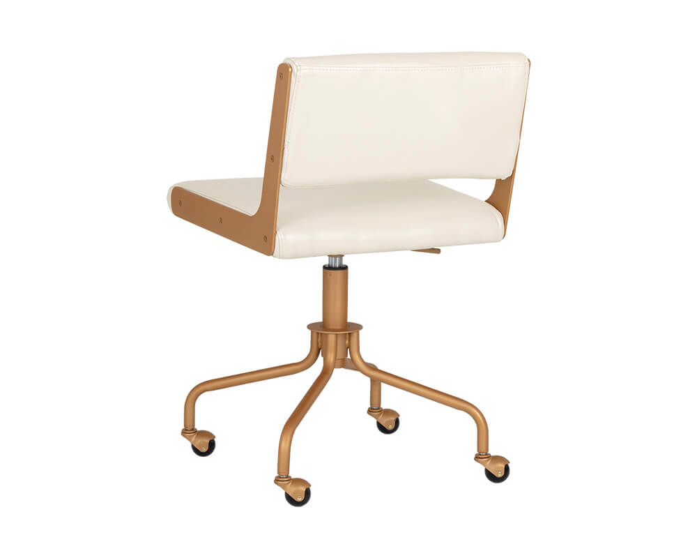 SUNPAN Davis Office Chair Champagne Gold - Castillo Cream 104727 monton