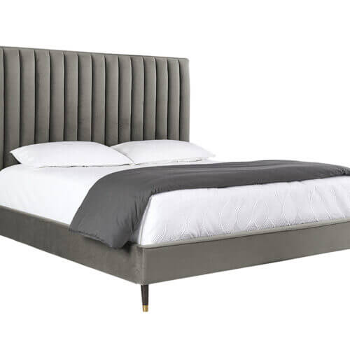 SUNPAN Yosi Bed King - Antonio Charcoal 105298 woodbridge