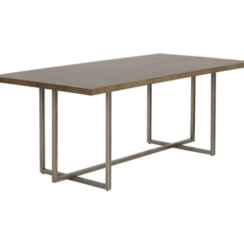 SUNPAN Jade Dining Table Antique Silver - Ash Grey - 79" 105470 markham