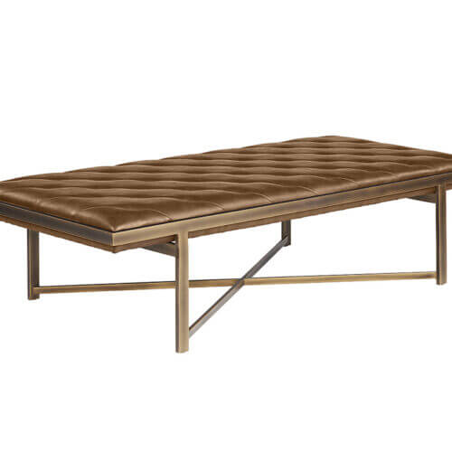 SUNPAN Kayla Bench - Vintage Cognac 105639