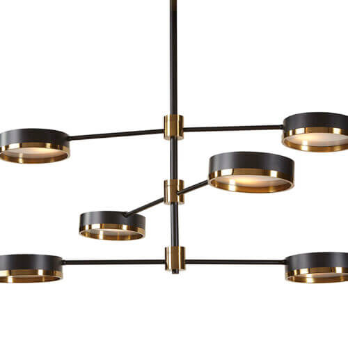 SUNPAN Oralee Chandelier 105706 niagara